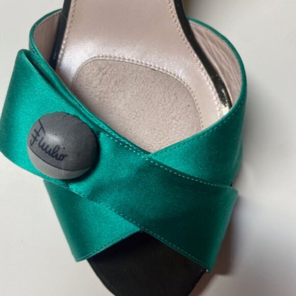 Emilio Pucci Green Slides - Never Worn! Perfect Condition! - Picture 5 of 8